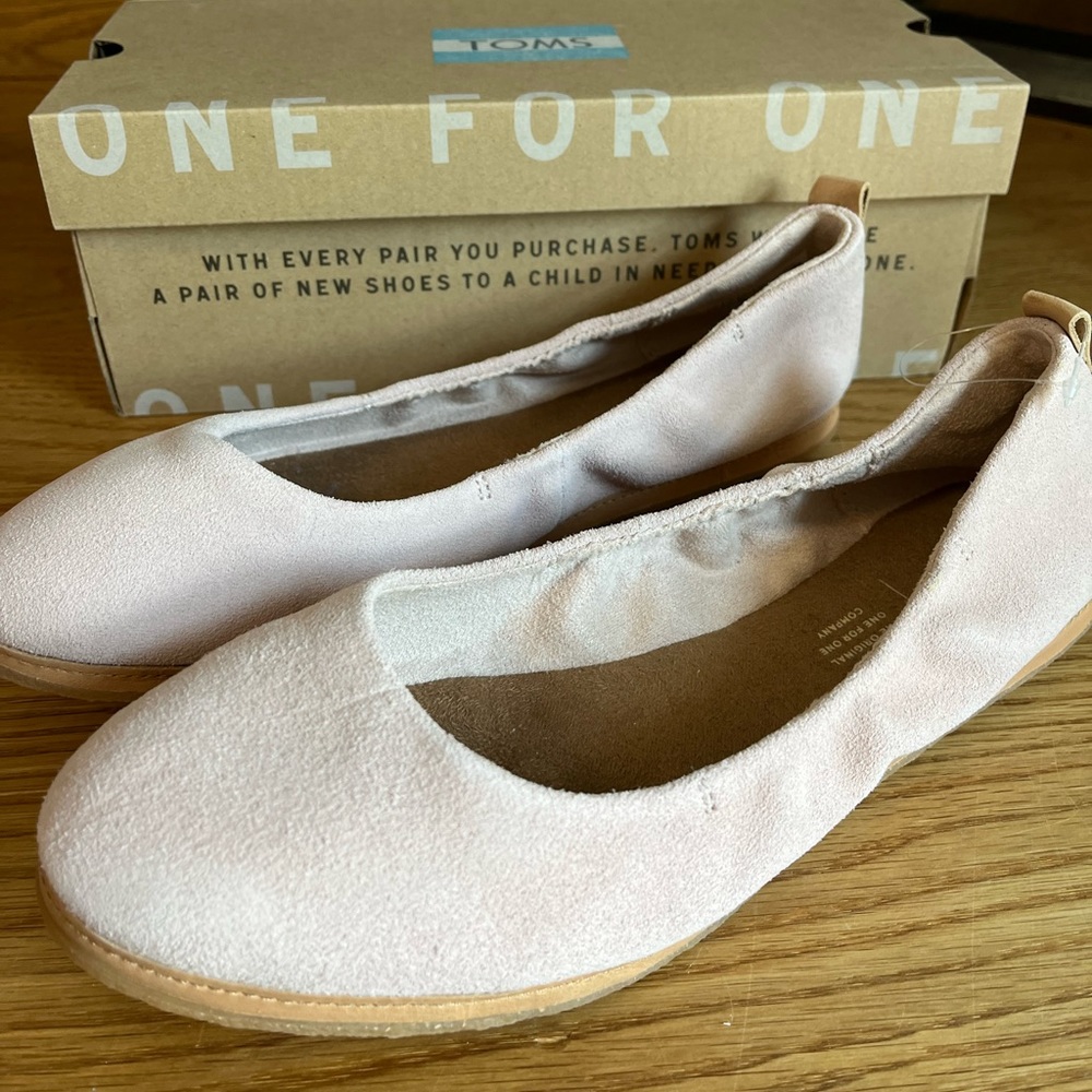 Toms Olivia Suede Flats